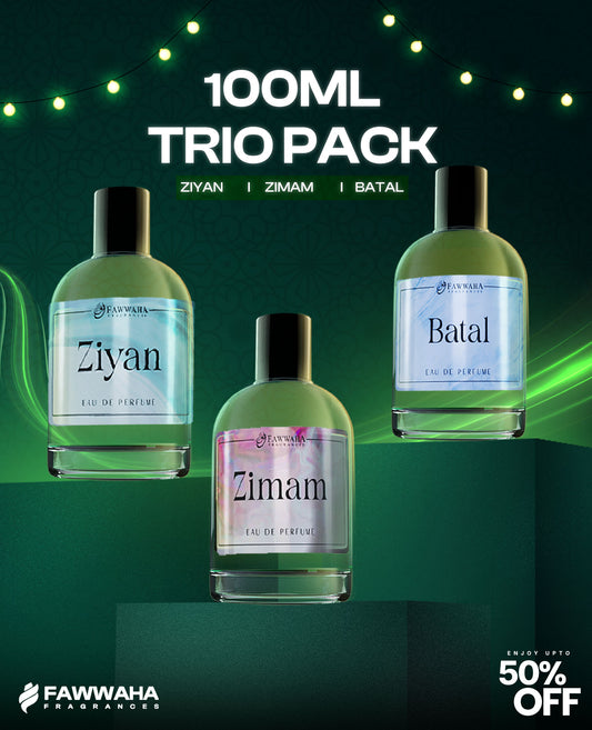 TRIO PACK DEAL OF 3  PERFUMES 100ML